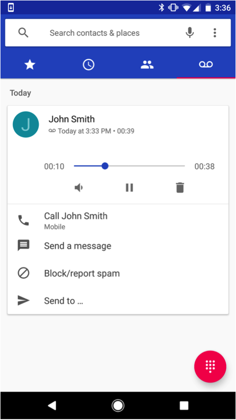 visual voicemail app