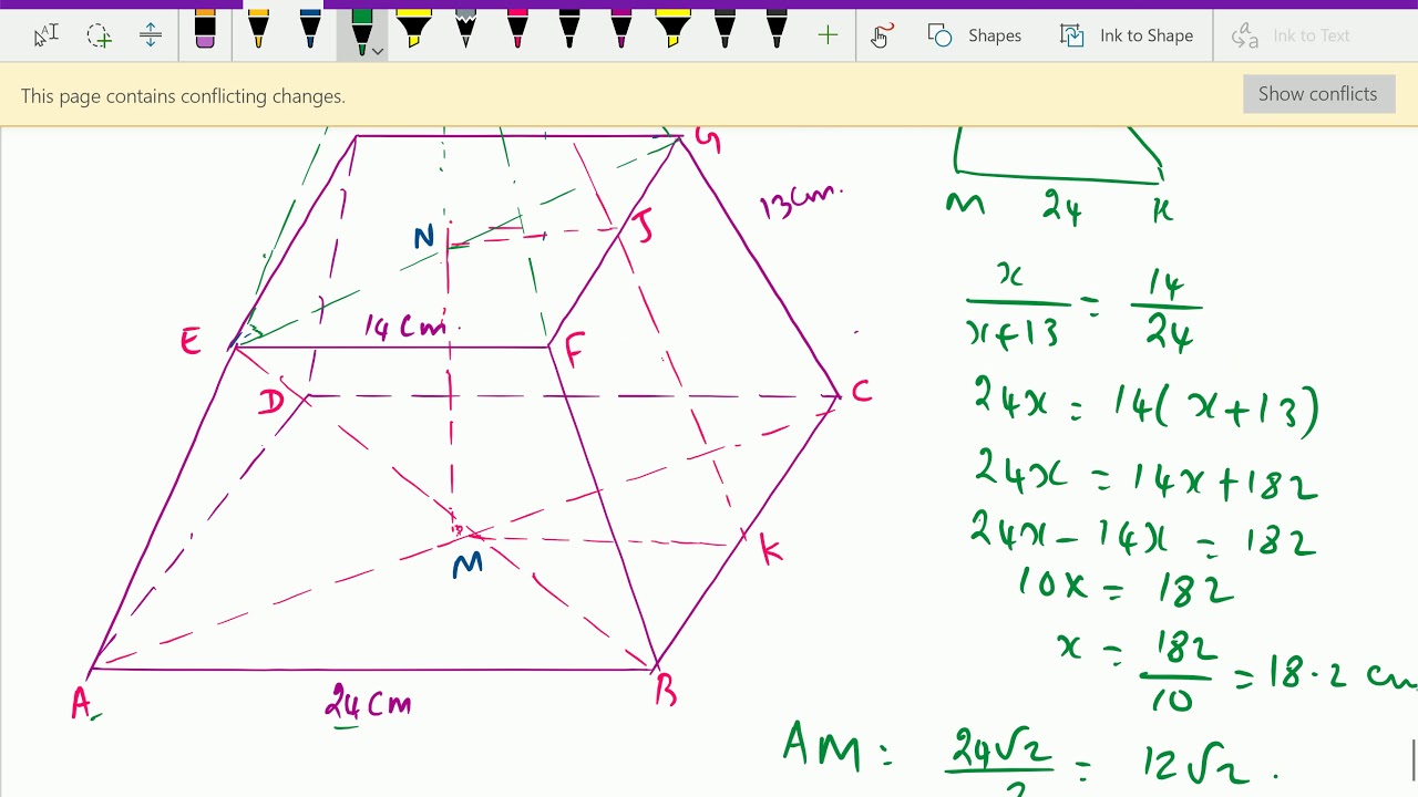 volume of a truncated pyramid