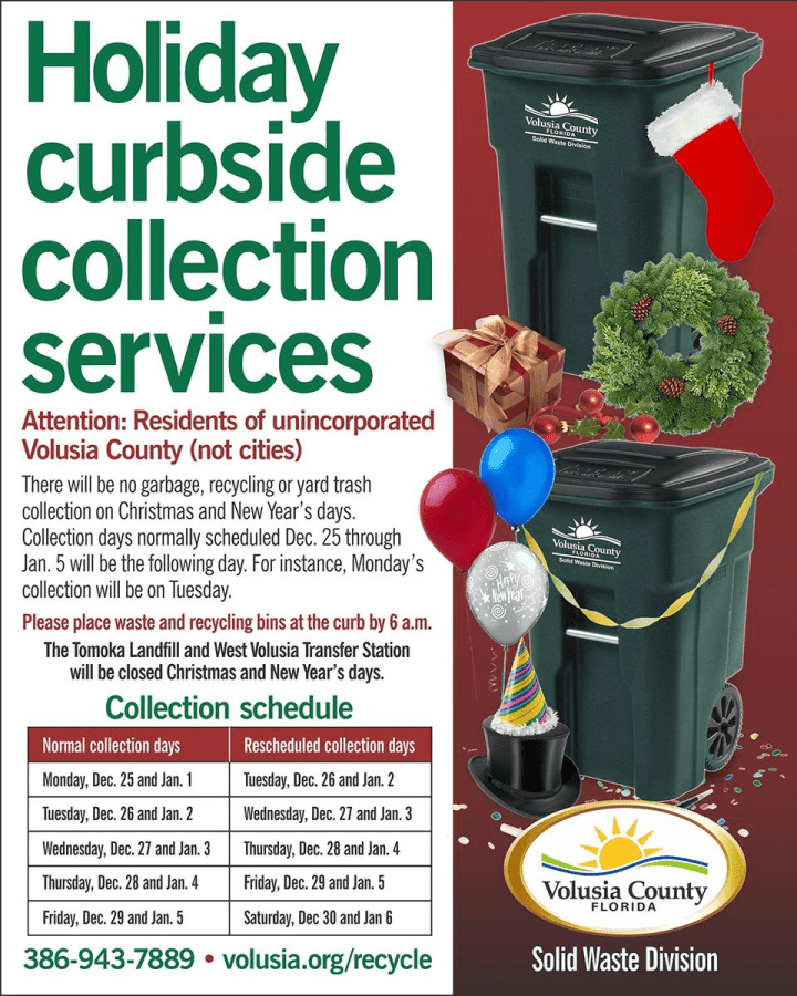 volusia county garbage pickup schedule 2023