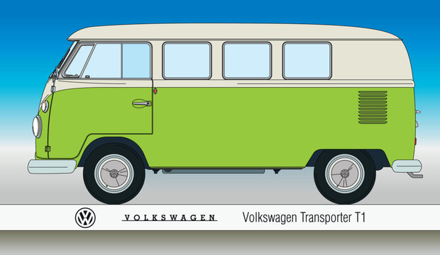 vw bus vector