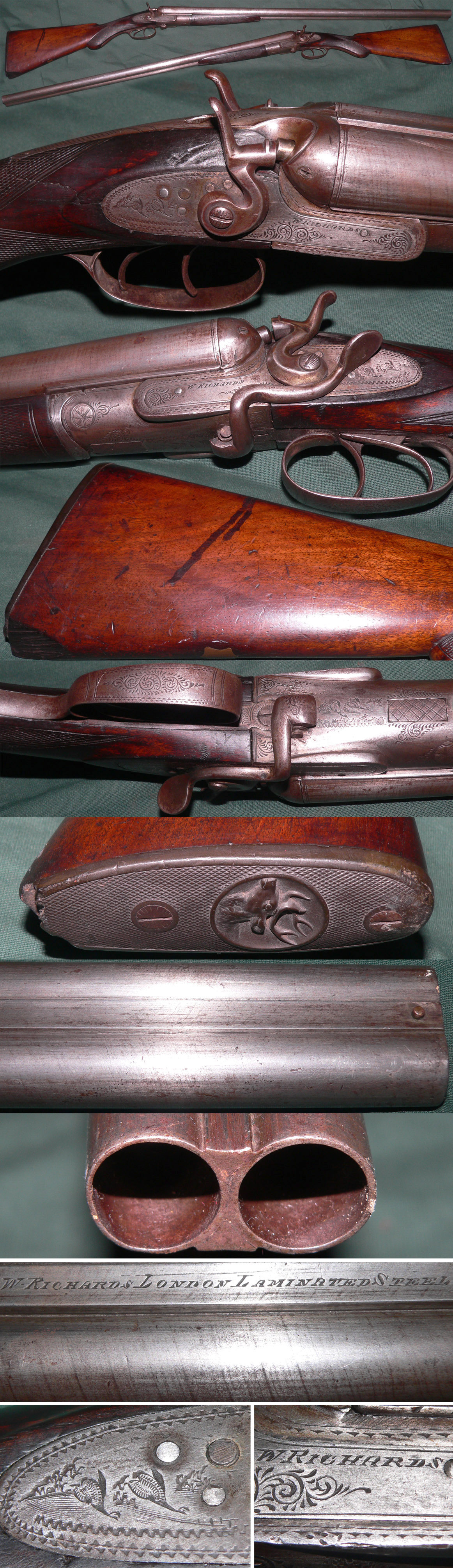 w richards double barrel shotgun serial numbers