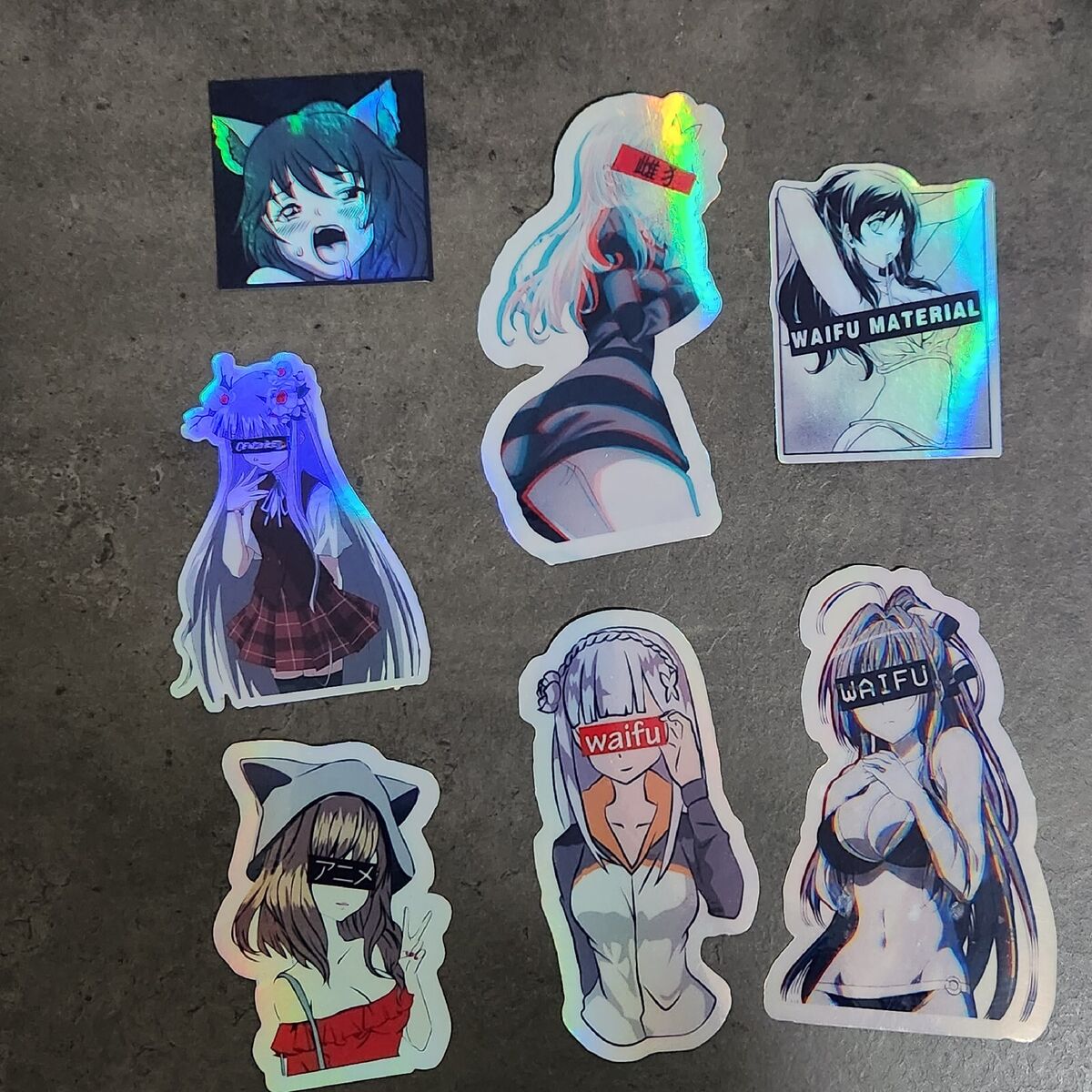 waifu stickers