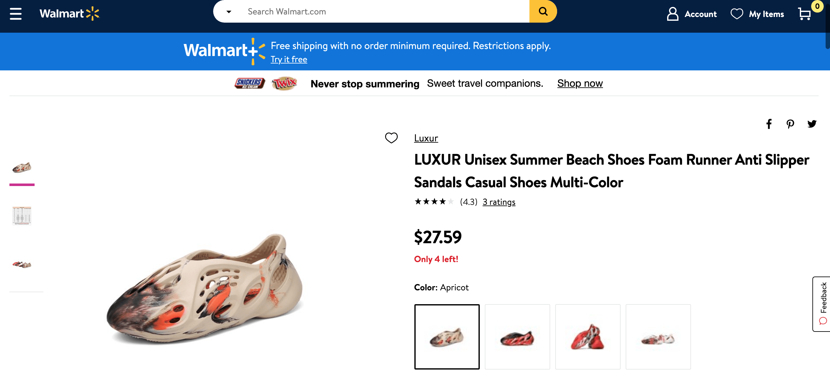 walmart runners