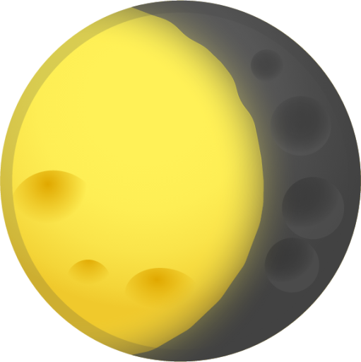 waning gibbous emoji