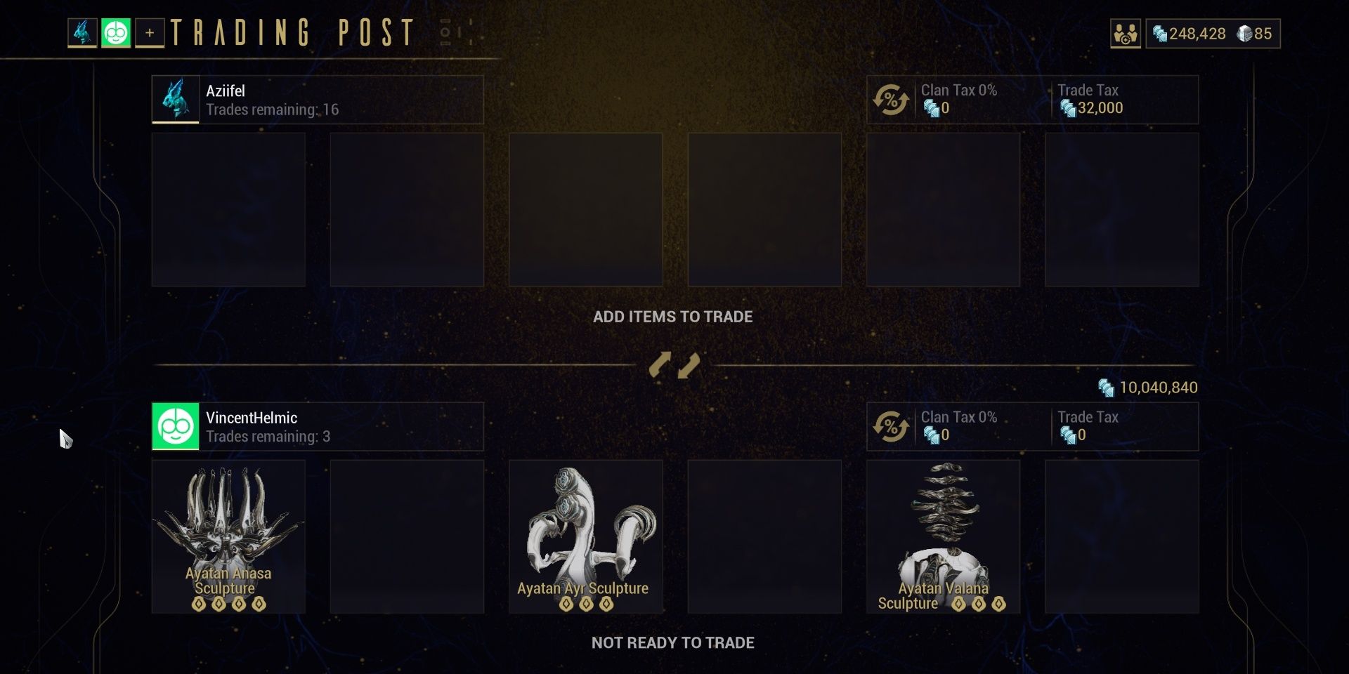 warframe how to trade