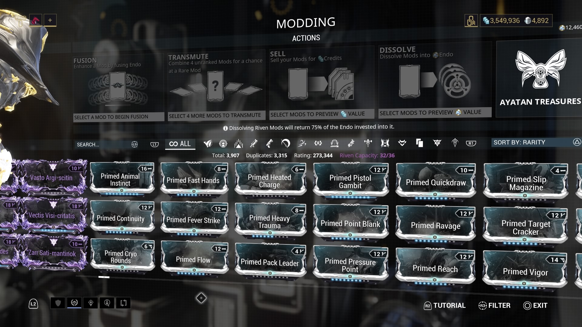 warframe legendary core