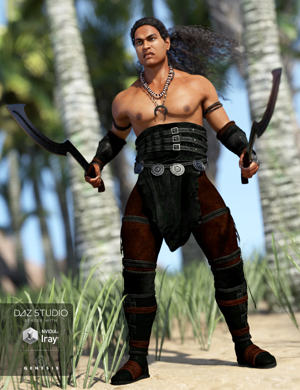 warrior outfit male