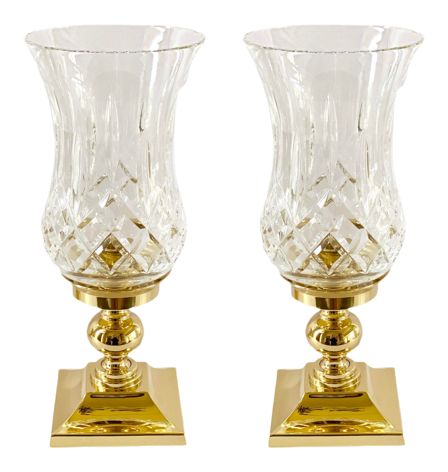 waterford hurricane candle holder