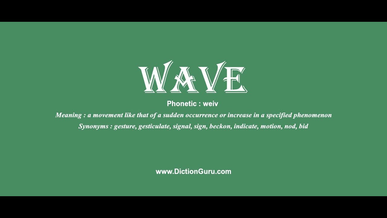 wave synonym