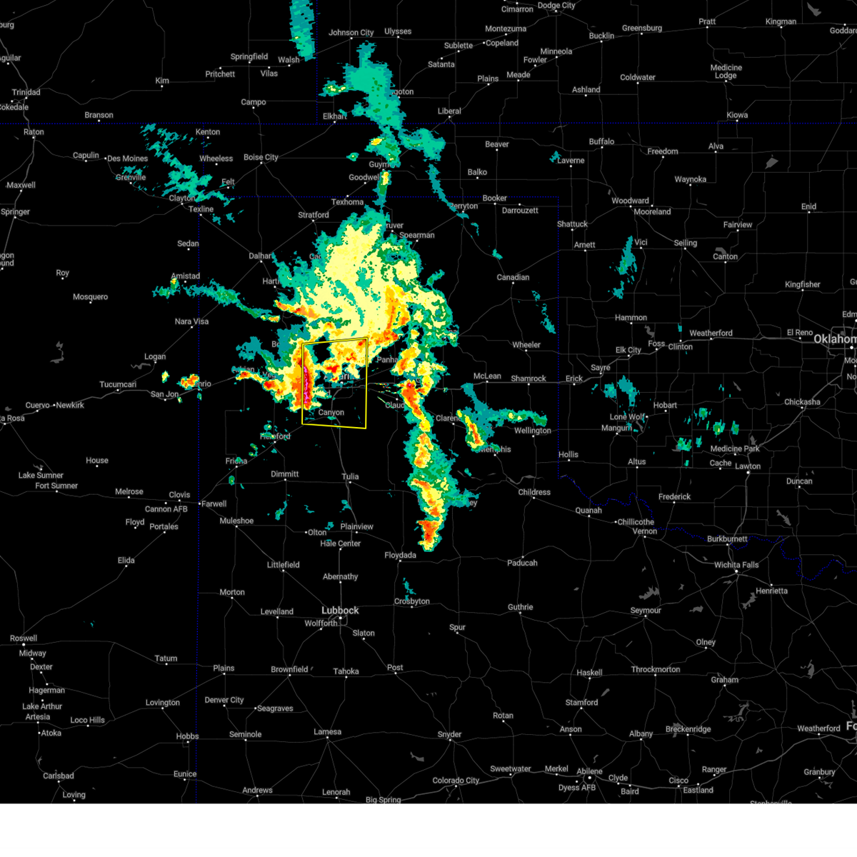 weather canyon tx radar