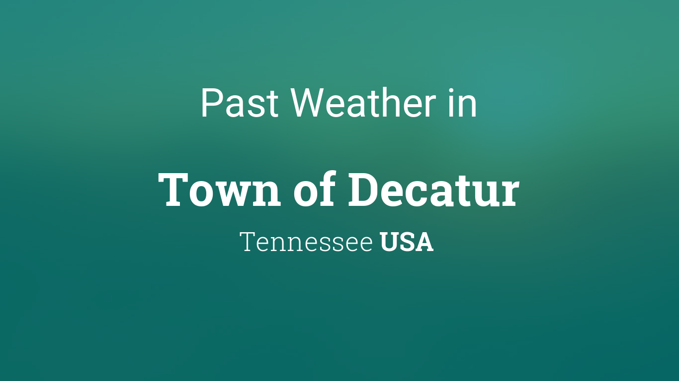 weather decatur tn 37322