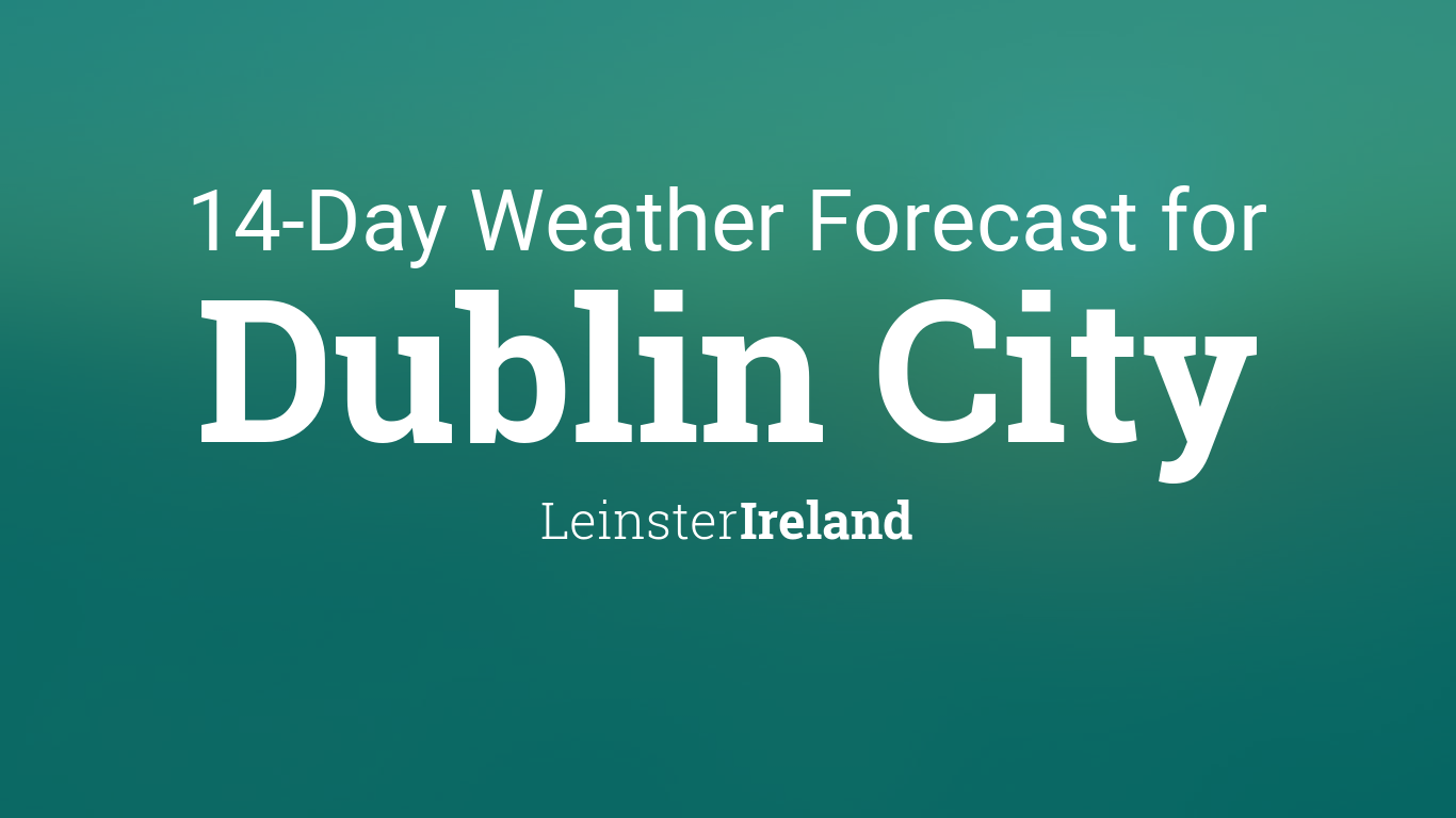 weather dublin 14 days