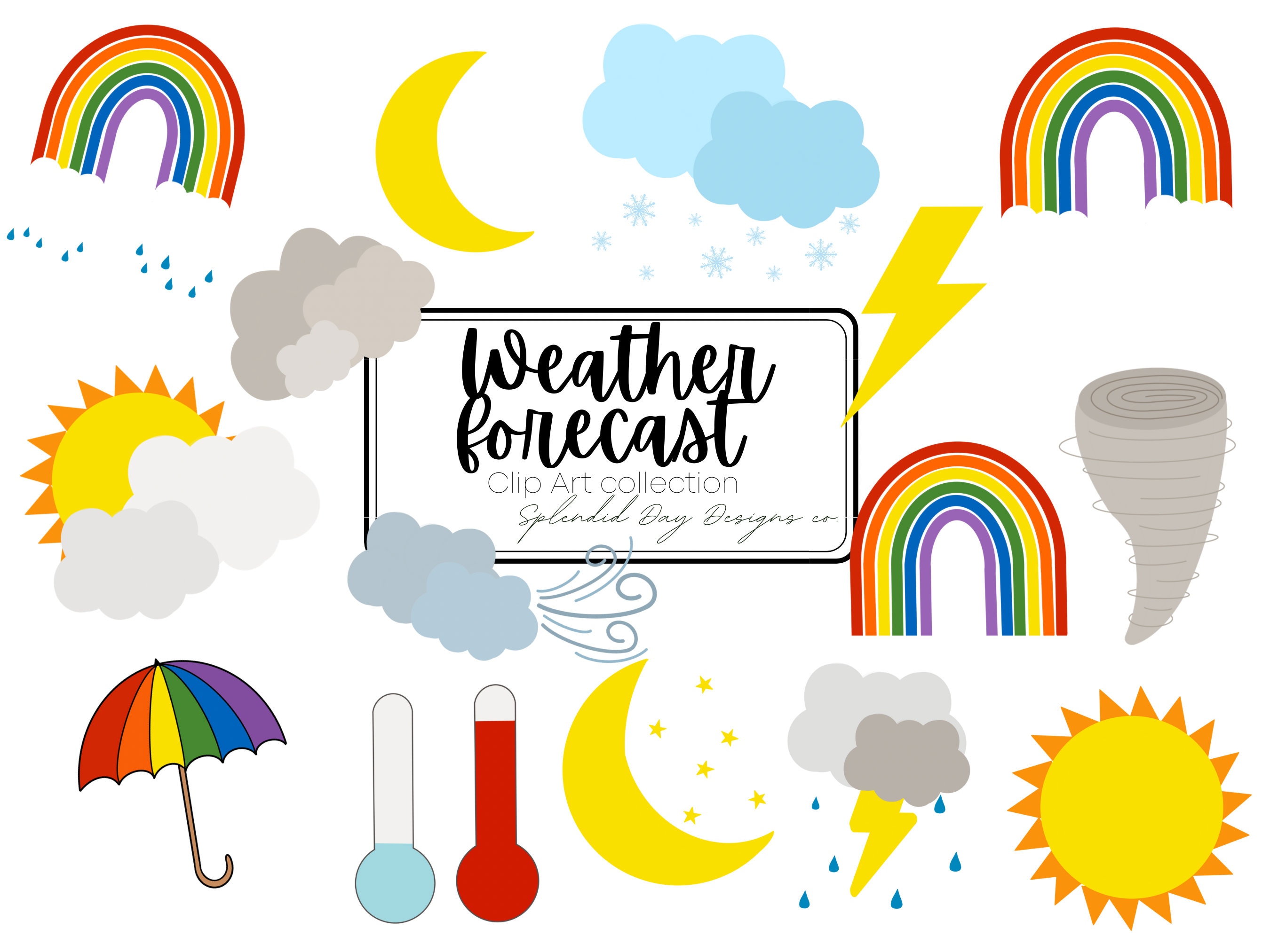 weather forecast pictures clip art