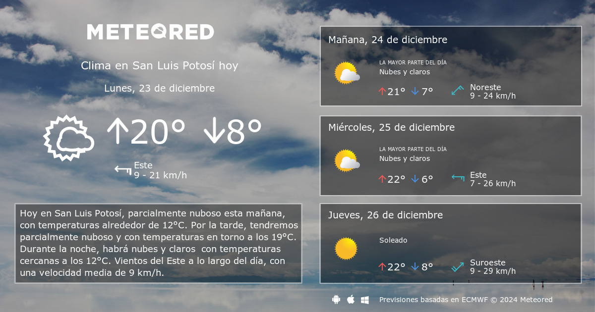 weather san luis potosí