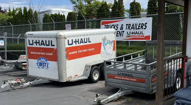 weight of 6x12 uhaul trailer