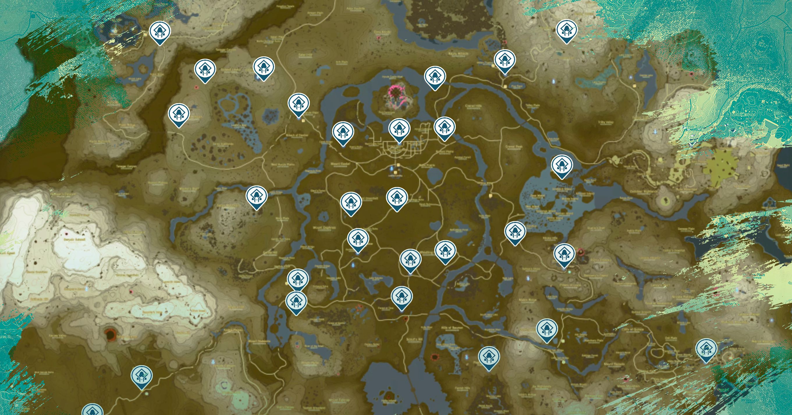 well locations in tears of the kingdom