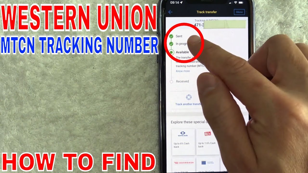 western union tracking