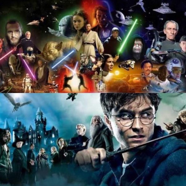 what came first harry potter or star wars