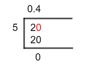 what decimal is 2/5