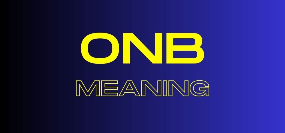 what does onb mean in slang