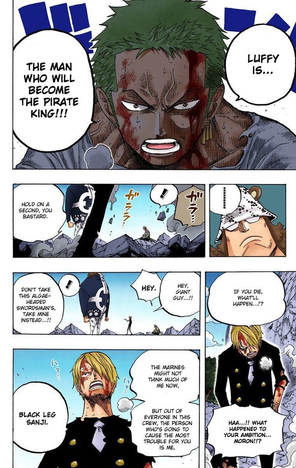 what does zoro call sanji