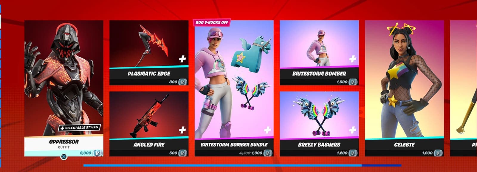 what is in the item shop today