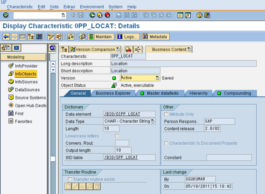 what is info object in sap bw