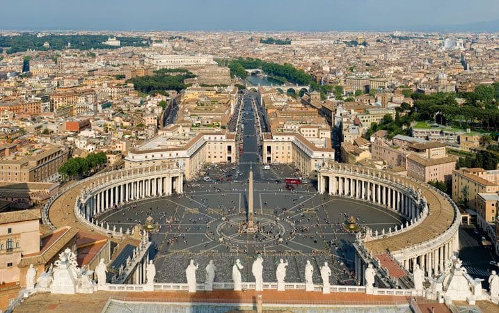 what surrounds vatican city nyt