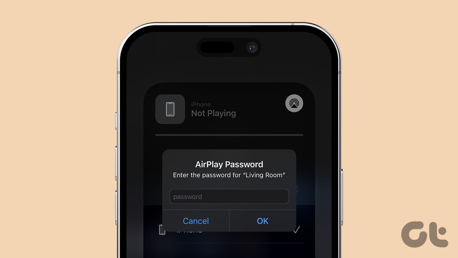 where is my airplay password