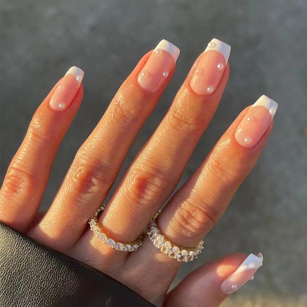 white false nails