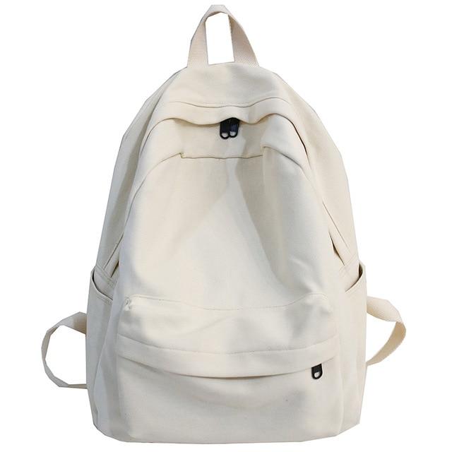 white school bag