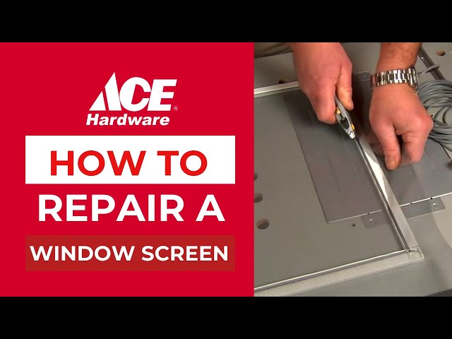 window screen repair cost ace hardware