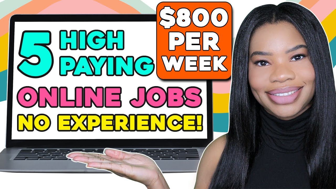 work from home jobs that pay well no experience