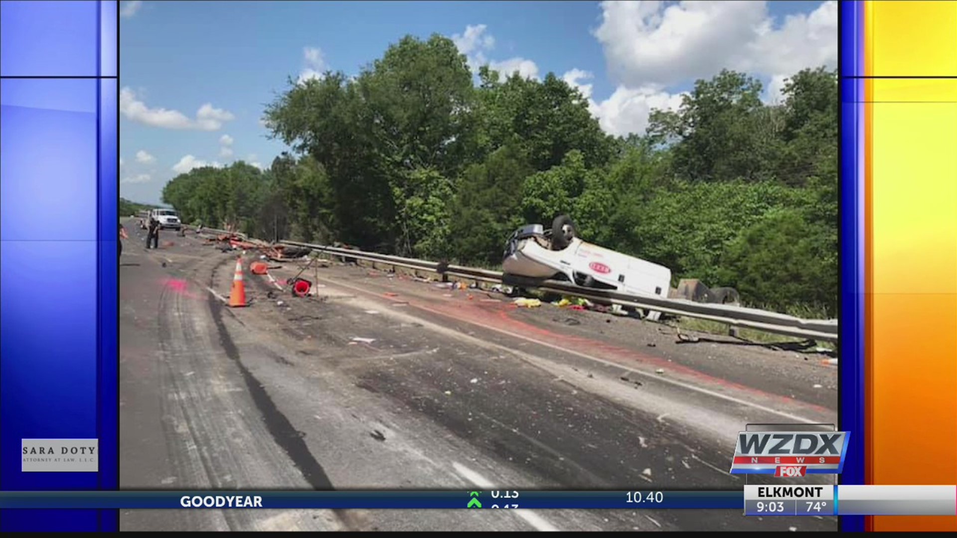 wreck on hwy 72 today