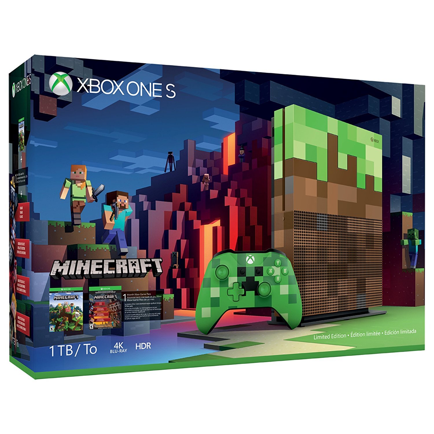 xbox one s minecraft edition amazon