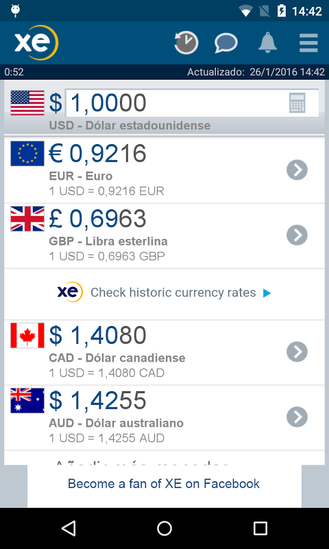 xecurrency converter