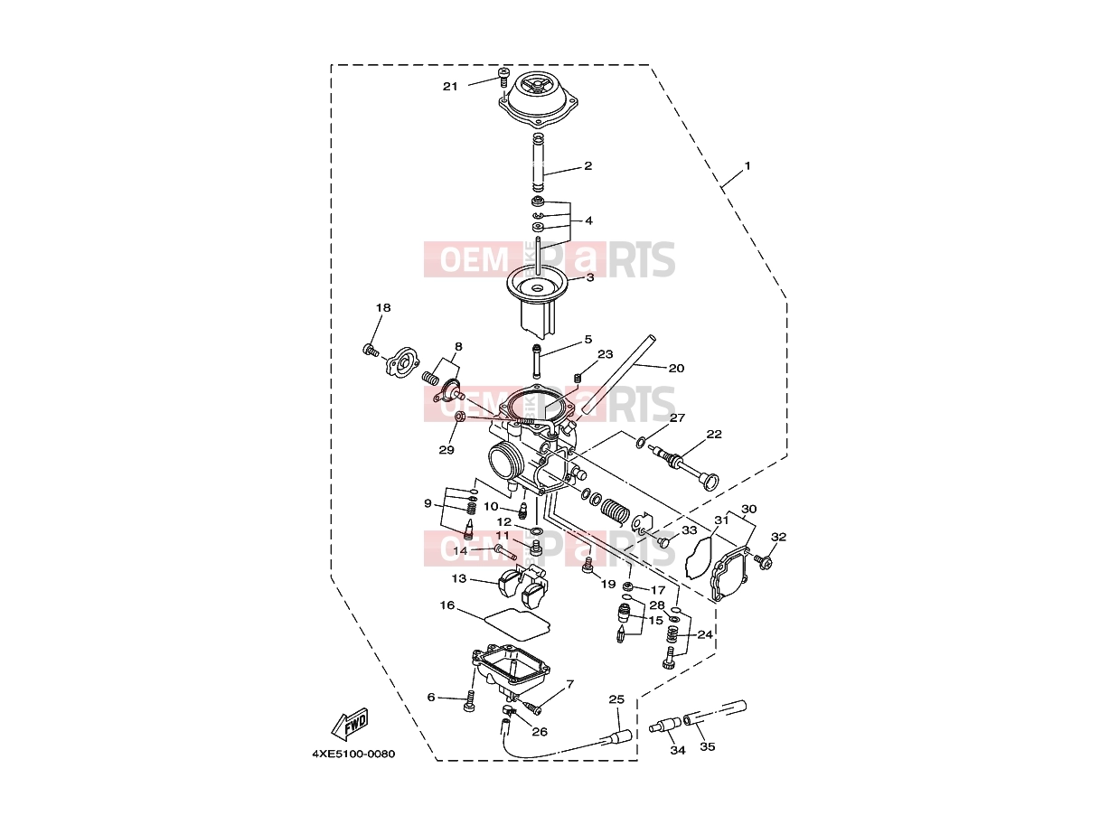 yamaha bear tracker 250 parts diagram