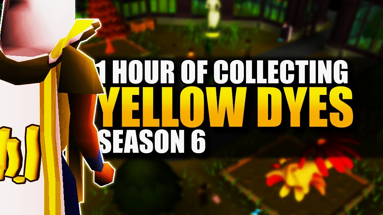 yellow dye osrs