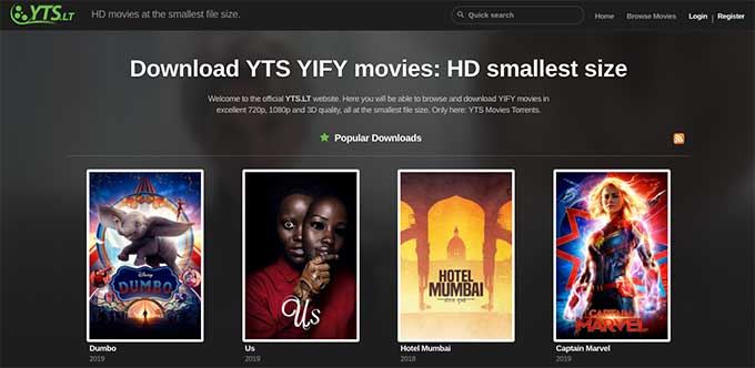 yify movies to