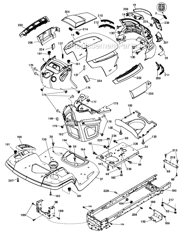 yth22v46 parts diagram