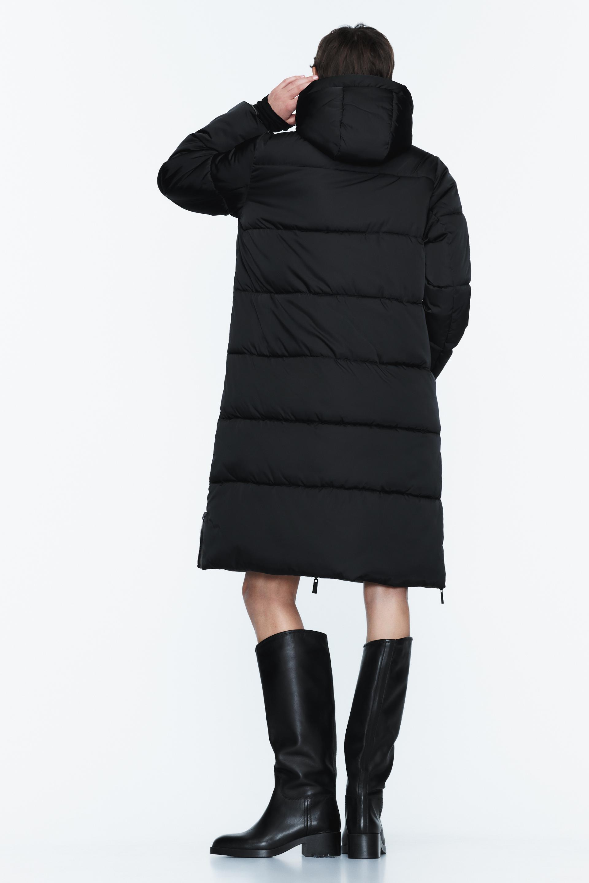 zara long puffer coat