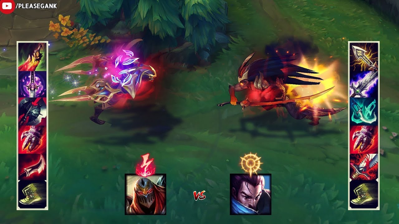 zed vs yasuo mid